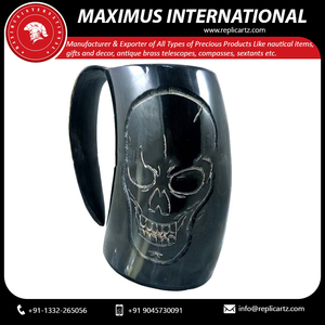 Mug Viking en Corne, Tasse Médiévale, Chope à Bière, Mug à Café, Vaisselle Rustique avec Emballage Rembourré pour Bar à Domicile ou Cadeau - Product Image 5