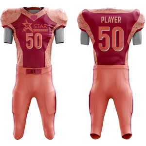 Maillot d'entraînement de football américain pour adultes, manches courtes, personnalisable, taille plus, design en maille respirante pour les joueurs de tous les niveaux - Product Image 6