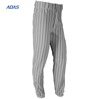 Vêtements de sport du fabricant personnalisés pantalons d'uniforme de baseball softball imprimés numériquement sur mesure et sublimation