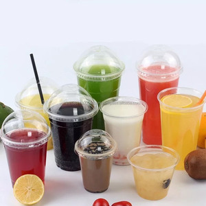 <b>Plastic</b> <b>Cup</b> With Size S220/280/300/350/400/500ml Customized Disposable <b>Plastic</b> pp Single Wall <b>Cups</b> Lid Hot Cold <b>Drink</b> - Product Image 1