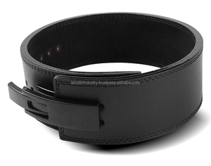 Logo personnalisable ceinture de levier en cuir de vachette de sport pour homme matériau en acier de sécurité pour l'haltérophilie et l'entraînement - Product Image 3