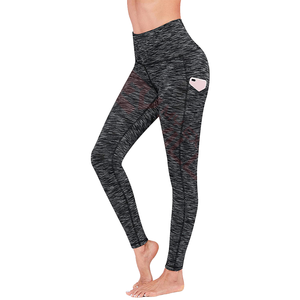 Leggings de yoga grande taille pour femmes Aw Traders avec service OEM, antibactériens, respirants, taille haute, décontractés, en polyester/spandex - Product Image 3