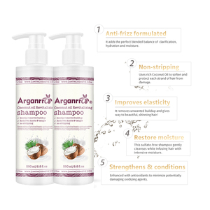 Conditionneur de shampooing à l'huile d'argan de marque privée et ensemble de produits capillaires conditionnant et hydratant les cheveux secs et abîmés - Product Image 3
