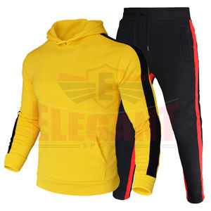 Sudaderas con capucha y pantalones de chándal para hombre Logotipo personalizado Pantalones activos Trajes de sudor cómodos - Product Image 3