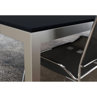 Ram Industrie TS50 - Cadre de table à manger moderne en aluminium 90x140 cm 50x50 mm pour cuisine, salon et chambre