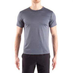 2021 otoño nueva camiseta de manga larga para hombre Color sólido 100% algodón de alta calidad de talla grande Jersey con logotipo liso - Product Image 2