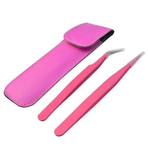 Kit d'épilation durable 2026 pour sourcils et poils du visage – Pinces à épiler en acier inoxydable courbées et pointues pour l'élimination des poils incarnés et des sourcils - Product Image 6