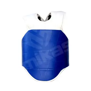 Protector de pecho personalizado blanco Sparring chaleco protector de pecho equipo para Karate Taekwondo marcial de alta calidad - Product Image 1