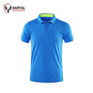 Alta calidad 100% algodón hombres para Polo camisa tejida Hit Color Block Fit camisetas para varios colores - Product Image 5