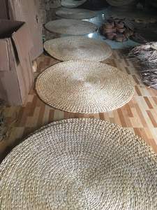 Alfombra redonda de gran tamaño para decoración de suelo, tapete de área con jacinto de agua Angelina + 84327746158 - Product Image 5