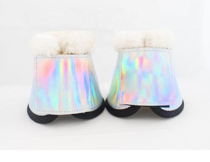 อุปกรณ์ขี่ม้าแบบพิเศษ OVERREACH/BELL NEOPRENE HORSE BOOTS FLEECE - Product Image 1