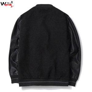 Custom Logo Printing Baseball <b>Jacket</b> Streetwear Sports Casual Plain Blank College <b>Jacket</b> Good Quality - Product Image 2