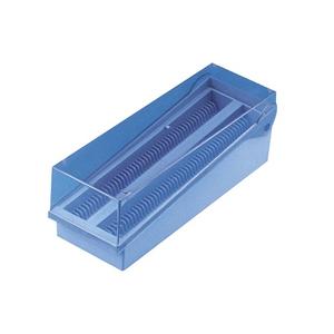 Estante de almacenamiento deslizante, estante de almacenamiento deslizante hecho de ABS, que puede contener 100 deslizamientos entre las ranuras, proporciona una retroiluminación adecuada - Product Image 1