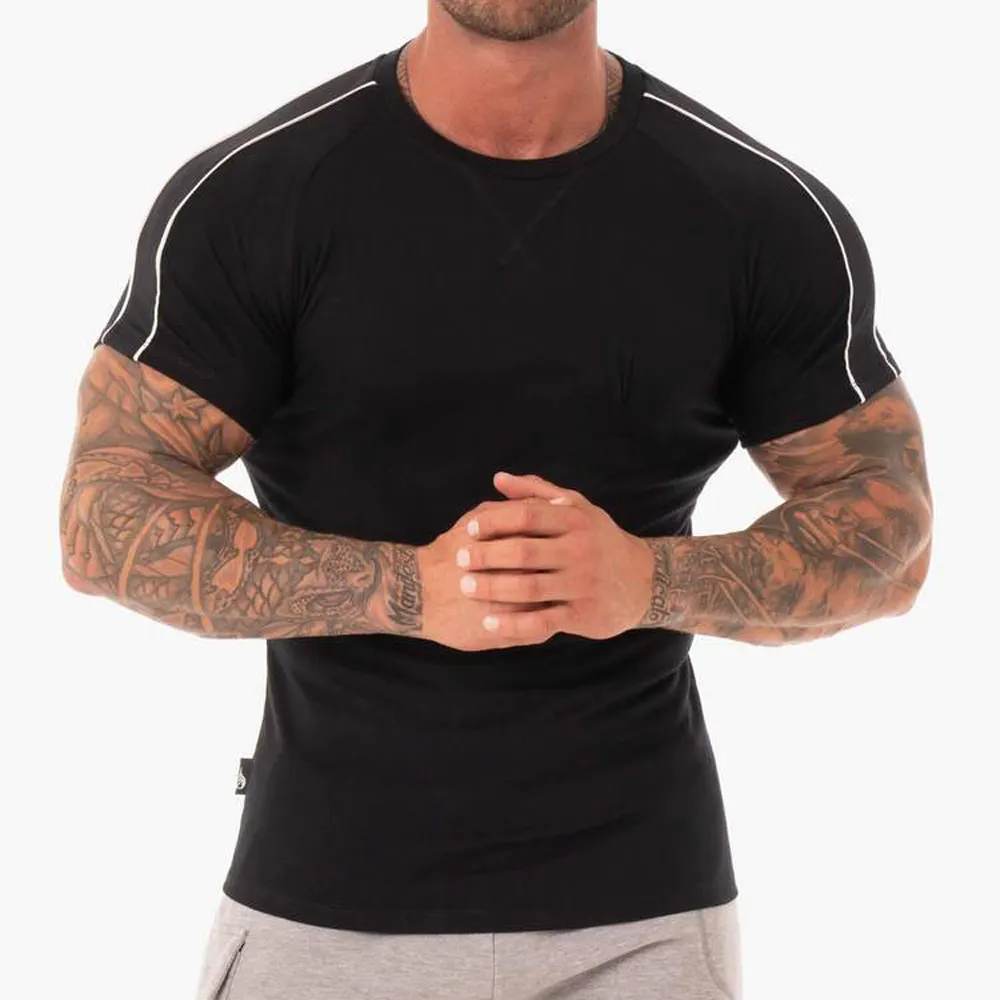 Mens Short Sleeve Gym Sports Clothing Men's Workout Wear Fitness Active T Shirts Wholesale Price For Brand