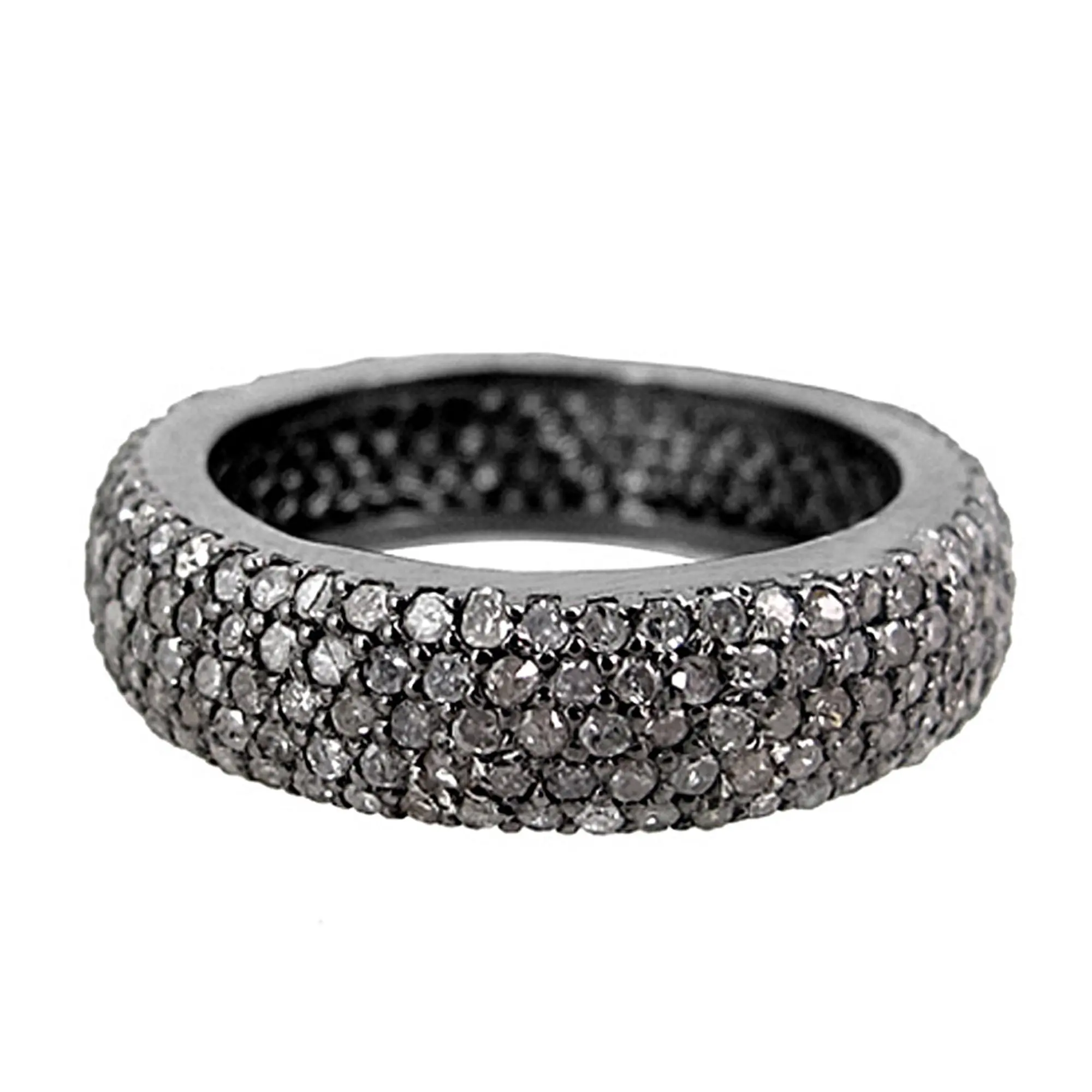 Ring In Sterling Zilver 925 Met Ingelegde Diamanten Mode Ringen Met Ingelegde Diamanten Mode-sieraden