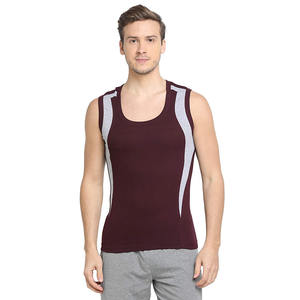 เสื้อกล้ามออกกำลังกายผู้ชายแบบสบายๆ ผลิตในปากีสถาน ผ้าถัก ระบายอากาศ แห้งเร็ว คอกลม รุ่น 2026 - Product Image 1