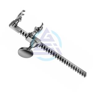 Écarteur et contrainteur de côtes Sellors pour thoracotomie avec lames pivotantes, instruments de chirurgie cardiaque - Product Image 1