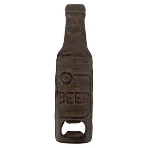 Les meilleurs fabricants indiens ont personnalisé la fonte bon marché avec le logo de la bière Ouvre-bouteille à poignée pour les bars, les restaurants et les hôtels.