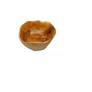 Cuenco para mascotas de madera de mango redondeado ecológico con diseño clásico Uso de alimentos de PC de cobre para comedor de Fido - Product Image 4