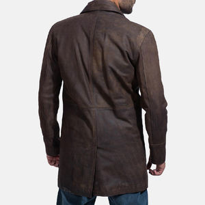 Veste d'hiver pour homme personnalisée 2022, cuir de vache fin de qualité supérieure, long manteau imperméable, coupe-vent, respirant, séchage rapide - Product Image 5
