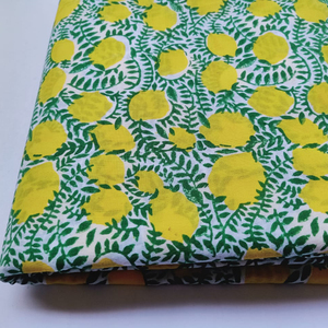 Beautiful Hand Block Printed Organic Cotton <b>Fabric</b> Striped Design Dobby Home Decor Clothing Wedding Shoes Toys Knitted Technique - Product Image 1