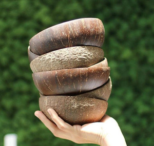 Cuencos de cáscara de coco hechos a mano, cuencos de cáscara de coco lacados, vietnamita, 100% Natural - Product Image 5