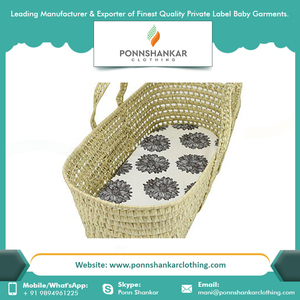 Custom Cheap Price Super Soft Organic Cotton Baby Bassinet Sheets Supplier - Product Image 4