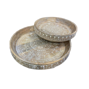 Classic Design Chocolates <b>Serving</b> <b>Platter</b> Set Of Two Wooden <b>Serving</b> Sweets <b>Platters</b> <b>For</b> Kitchenware Use - Product Image 6