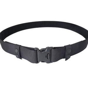 Ceinture tactique professionnelle unisexe avec boucle POM, noir, tailles S/M/L, nylon et polyester pour les agents <span class=keywords><strong>de</strong></span> <span class=keywords><strong>sécurité</strong></span> - Product Image 1