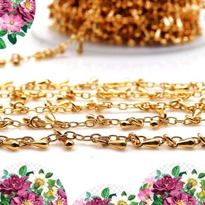 โซ่ทองเหลืองแท้แบบม้วน สำหรับทำสร้อยคอ DIY รุ่น MGCL6309 จากบริษัท MANGALMAY CORPORATION - Product Image 4