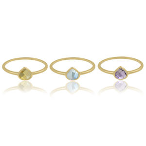 Anillo de Plata de Ley 925 con Amatista Natural Multicolor, Fabricación Clásica al por Mayor, Disponible en Existencia, Precio Bajo - Product Image 6