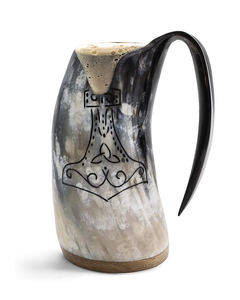 Taza de cuerno Natural de alta calidad, taza de cerveza vikinga hecha a mano, venta al por mayor, acentos para el hogar Axiom para uso de bebidas - Product Image 5