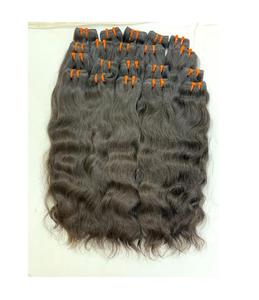 Bundles de tissage de cheveux brésiliens Remy Cuticule de cheveux brésiliens vierges bruts alignés Extensions de cheveux humains de style vague naturelle non traitée - Product Image 1