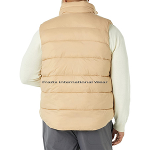 Chaleco Acolchado Transpirable de Secado Rápido 100% Poliéster para Hombre, Estilo Casual con Logotipo Personalizado para Invierno, Venta al Por Mayor - Product Image 2