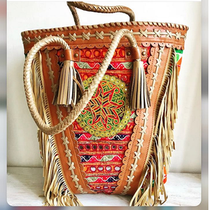 Banjara Ethnic Traditional Embroidery Handmade Gypsy Tote Shoulder <b>Bag</b> Bohemian Women Designer Handcrafted Fashion <b>Bag</b> - Product Image 1
