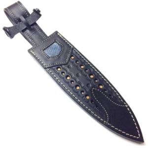 OEM Price Factory Product 2021 Hot Selling Rich Grain Leather <b>Sheath</b> <b>for</b> Double Edge Blade <b>Knives</b> Hunting <b>Knife</b> Outdoor Camping - Product Image 5