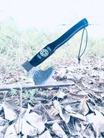 Hache Viking artisanale personnalisée, hache de survie tactique pour le camping, acier 5160, dureté 58-60, marque MDM, 18 pouces, cadeau de Noël