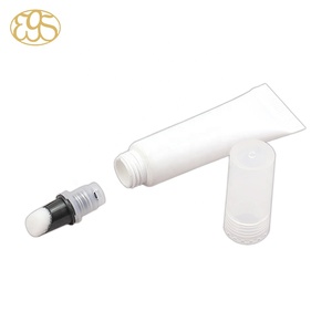 <span class=keywords><strong>10</strong></span> ml <span class=keywords><strong>Lip</strong></span> <span class=keywords><strong>Gloss</strong></span> nhựa Mỹ phẩm ống ABS PE PMMA nhôm sinh học sinh thái với bàn chải mềm bóp ống - Product Image 4