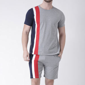 Conjuntos de camisa de 2 piezas para hombre, camisetas informales de manga corta, camisetas Hippie, conjuntos de pantalones cortos, conjuntos de chándal de verano - Product Image 2