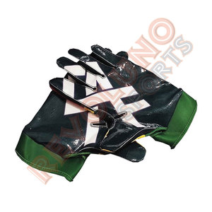 Récepteur Gants de football américain Sticky Palm Hawks Design personnalisé pour les équipes Gants de football en gros - Product Image 3