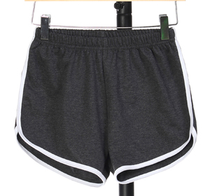 Ropa deportiva con logotipo personalizado para mujer, pantalones cortos con patrón liso, venta al por mayor - Product Image 6