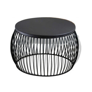 Table cylindrique en marbre de fer polyvalent de haute qualité conception minimaliste robuste pour les espaces de bureau à domicile modernes le plus grand Diwali - Product Image 1