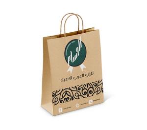 ที่กำหนดเองขายส่งที่ขายดีที่สุดใหม่ที่มีคุณภาพสูง100% ถุงกระดาษบริสุทธิ์สำหรับอาหารร้านขายของชำอาหารถุงบรรจุผ้าสำหรับการช้อปปิ้ง - Product Image 4