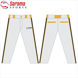 Pantalons de maillots de baseball Fast Pitch de vêtements de softball de sublimation sur mesure directs d'usine avec logo personnalisé, - Product Image 3