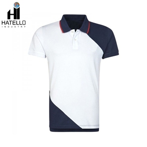 Golf pour hommes à séchage rapide de haute qualité pour polos Broderie de logo personnalisé en tissu Spandex Polyester de haute qualité - Product Image 4