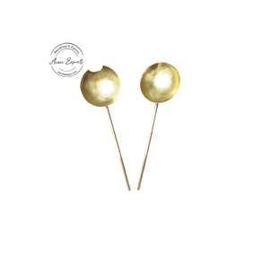 ชุดเสิร์ฟสลัดชุบทองแบบพรีเมี่ยมดีไซน์ทันสมัยทนทานสำหรับใช้ในบ้านห้องครัวโรงแรมโต๊ะอาหาร - Product Image 1