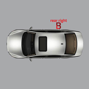 BWR5379 Kit de reparación de regulador de ventana puerta trasera derecha para 5 Series E39 04/1999-2004 4/5 Door Facelift 51358252430 Bross Auto Parts - Product Image 6