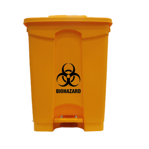 High Quality 13 Gallon Bio hazard Plastic Trash bin with Foot Pedal outdoor Dustbin recycle waste Bin Trash Garbage Dustbin