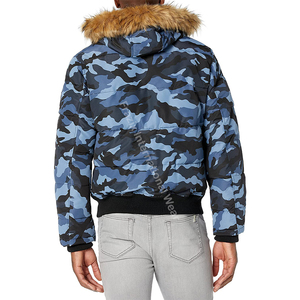 2024 hiver mode conception personnalisée hommes vestes élégant toile bouffant bulle manteau - Product Image 5