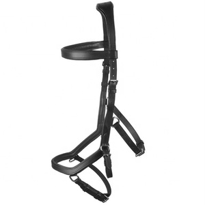 Brida de cuero para montar a caballo con canal vacío, superventas - Product Image 1